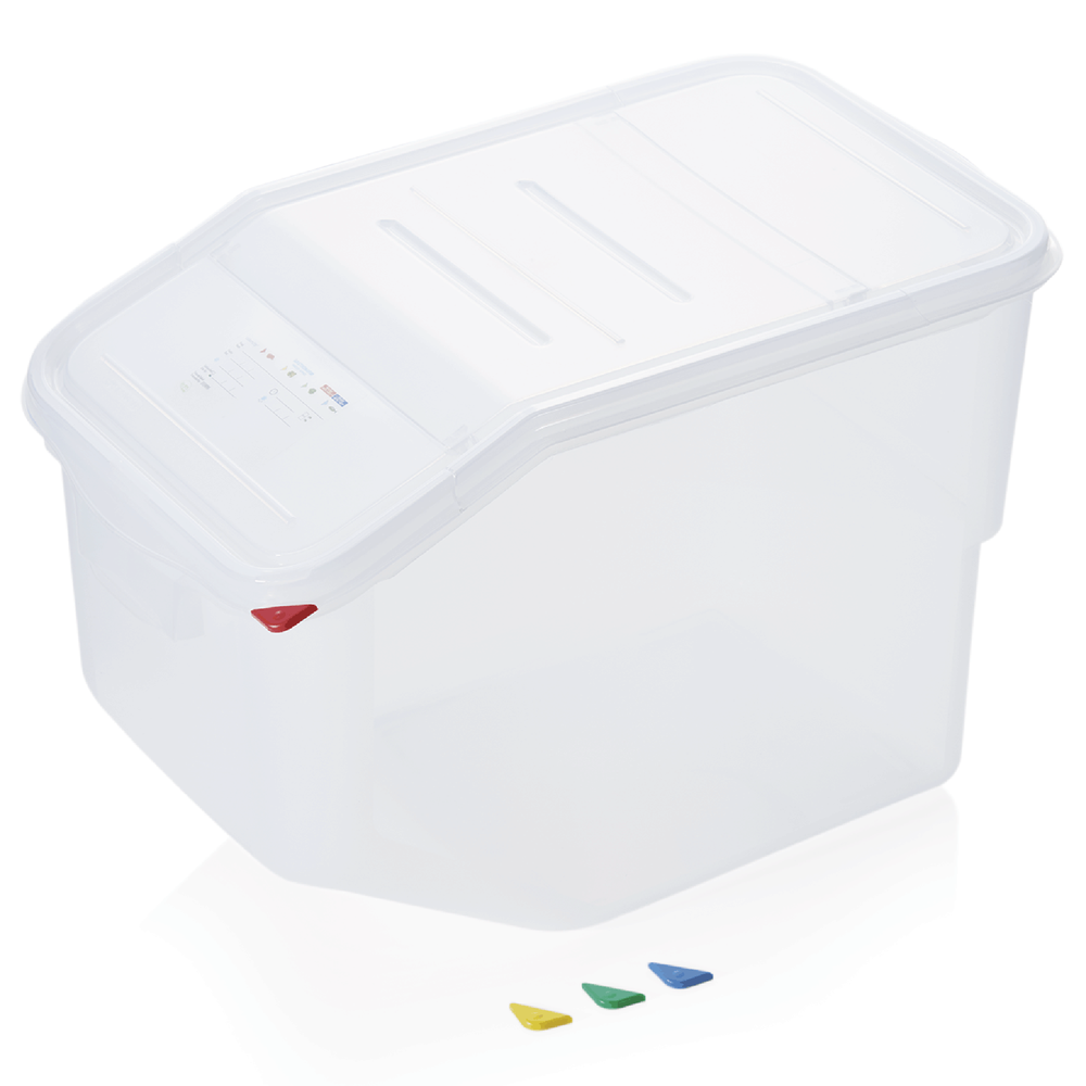 WAS HACCP Lebensmittelbehälter, 50 ltr., 56 x 34 cm, Polypropylen