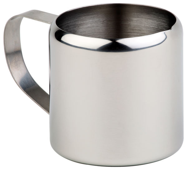 APS Milchkännchen / Sahnegießer Ø 4 cm, Höhe 4,2 cm , Edelstahl, mit Griff