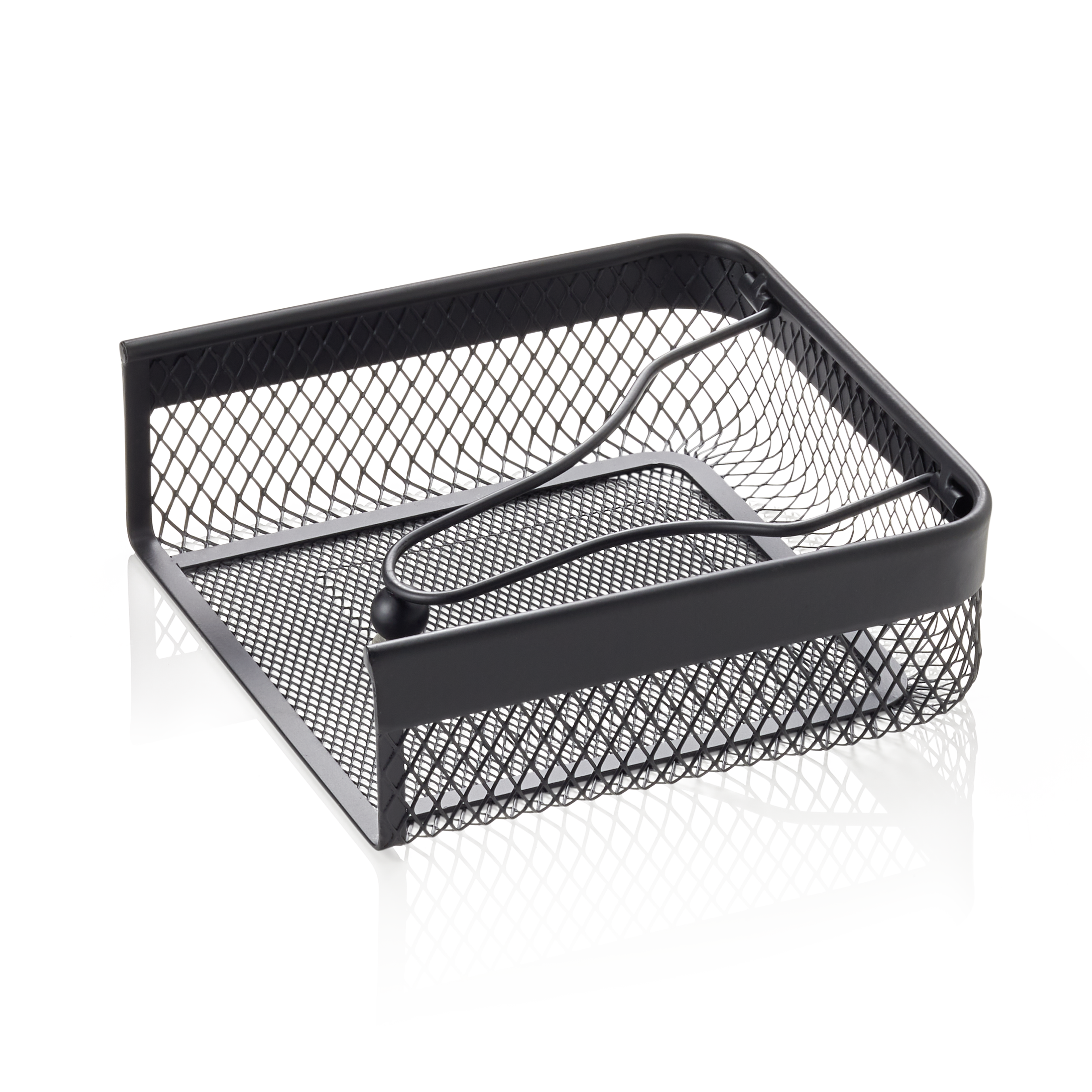 WAS Serviettenhalter, 19 x 19 x 6,5 cm, schwarz, Metall