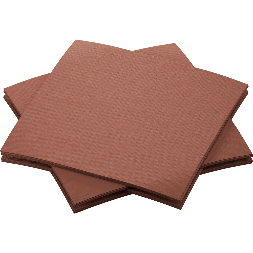 Duni Bio-Dunisoft-Servietten 20 x 20 cm chestnut