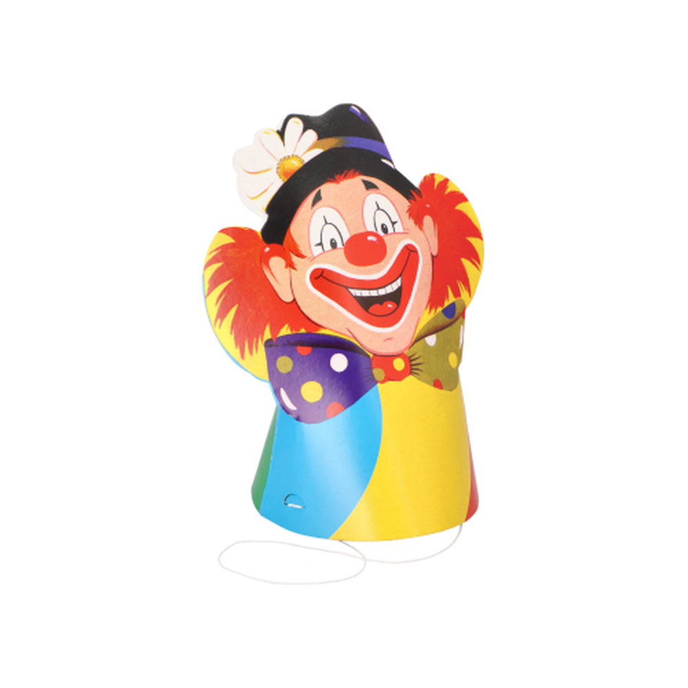 Papstar Hütchen "Clowngesicht"