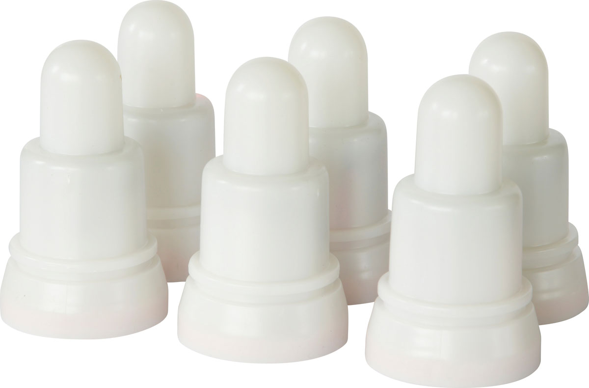 Duni LED-Ersatz-Set, 6er, 12h 70 x 40 mm warm white