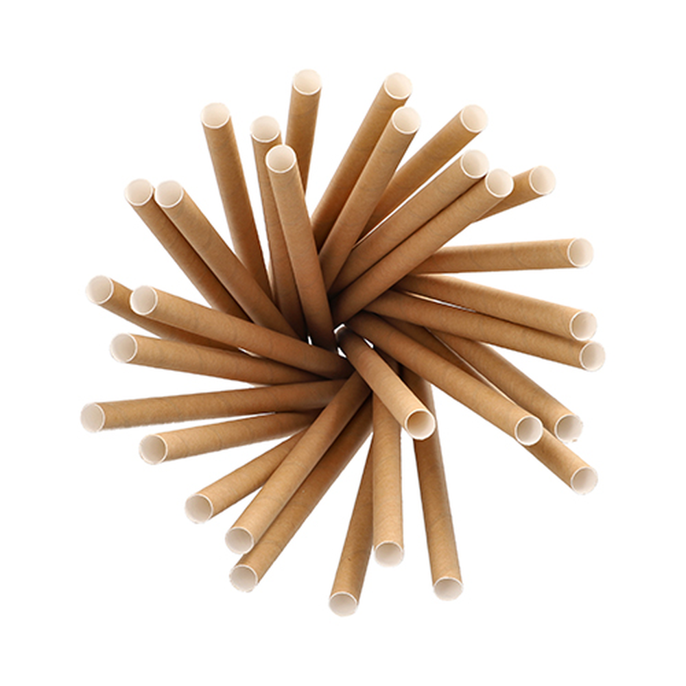 Papstar Shake-Halme Papier Ø 10 mm · 21 cm braun