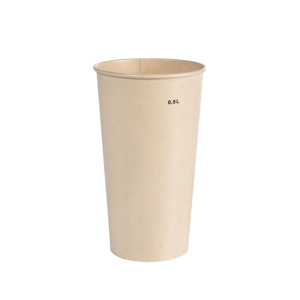 Duni Ausschankbecher Breeze Cup 59cl 0,5l, Bagasse