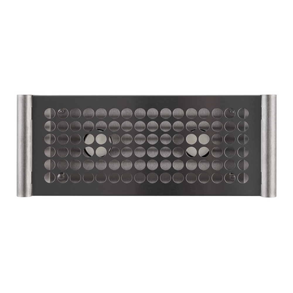 APS Speisenwärmer, 2-flammig 34 x 13 cm, H: 6 cm , Edelstahl, matt poliert
