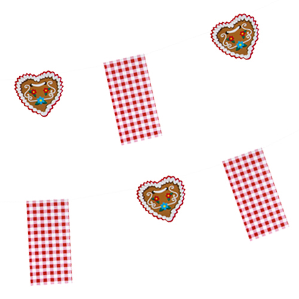 Papstar Flaggenkette, Papier 4 m "Hüttengaudi"