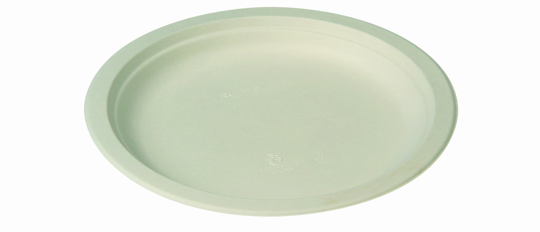 Pacovis Teller rund 23cm naturesse, neutral