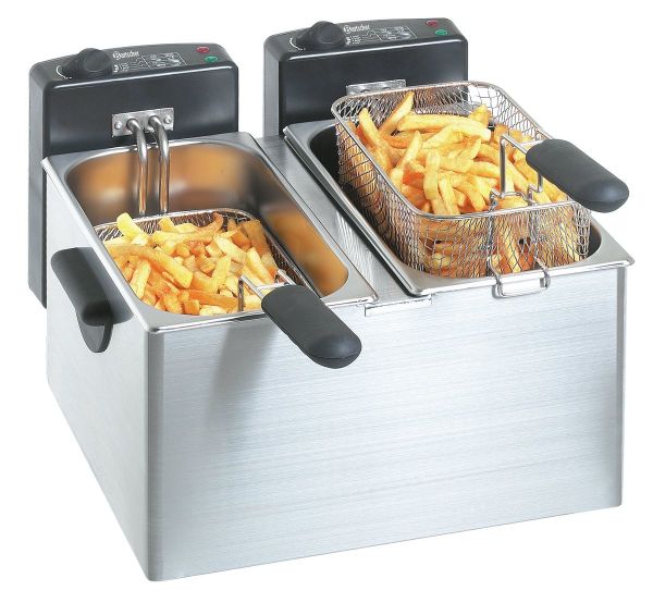 Bartscher Elektro-Doppel-Fritteuse MINI III