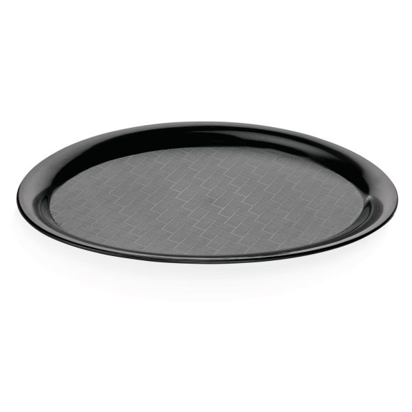 WAS Coffee House Tablett Set, 26,5 x 19 cm, Set á 10 Stück, schwarz, Polypropyle