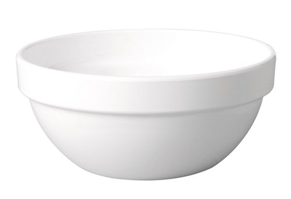 APS Schale -CASUAL MAXI- Ø 10 cm, H: 4,5 cm , Melamin, weiß, 0,15 Liter
