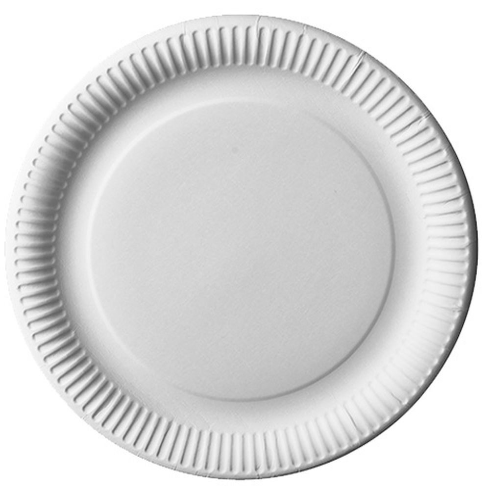 Papstar Teller, Pappe "pure" rund Ø 29 cm weiss