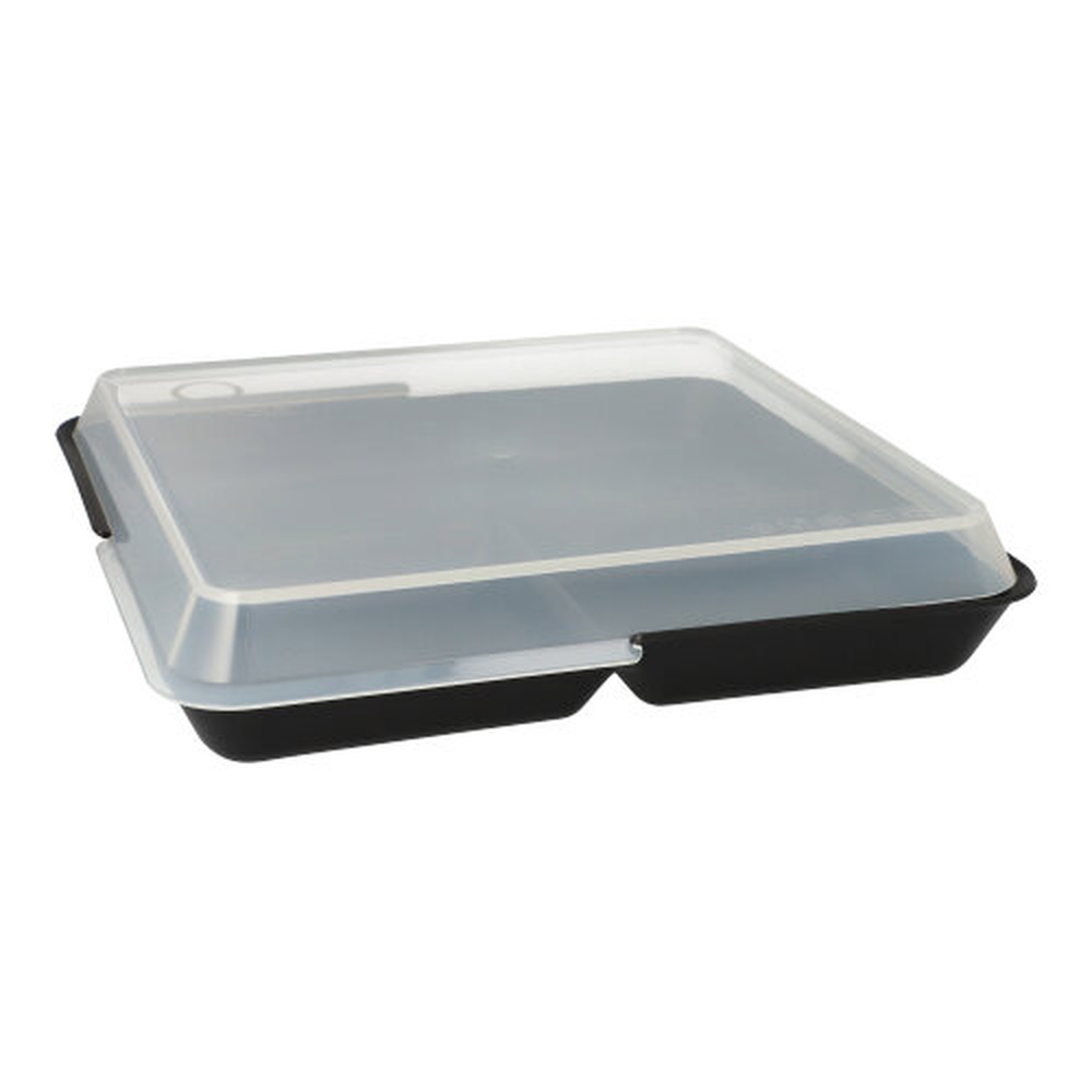 PAPSTAR Circulware Mehrweg-Schalen Mix & Match eckig 2,9 cm x 23,4 cm x 23,