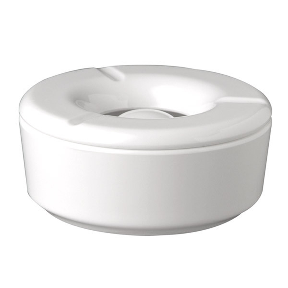 APS Wind-Aschenbecher -CASUAL- Ø 11,5 cm, H: 5 cm , Melamin, weiß