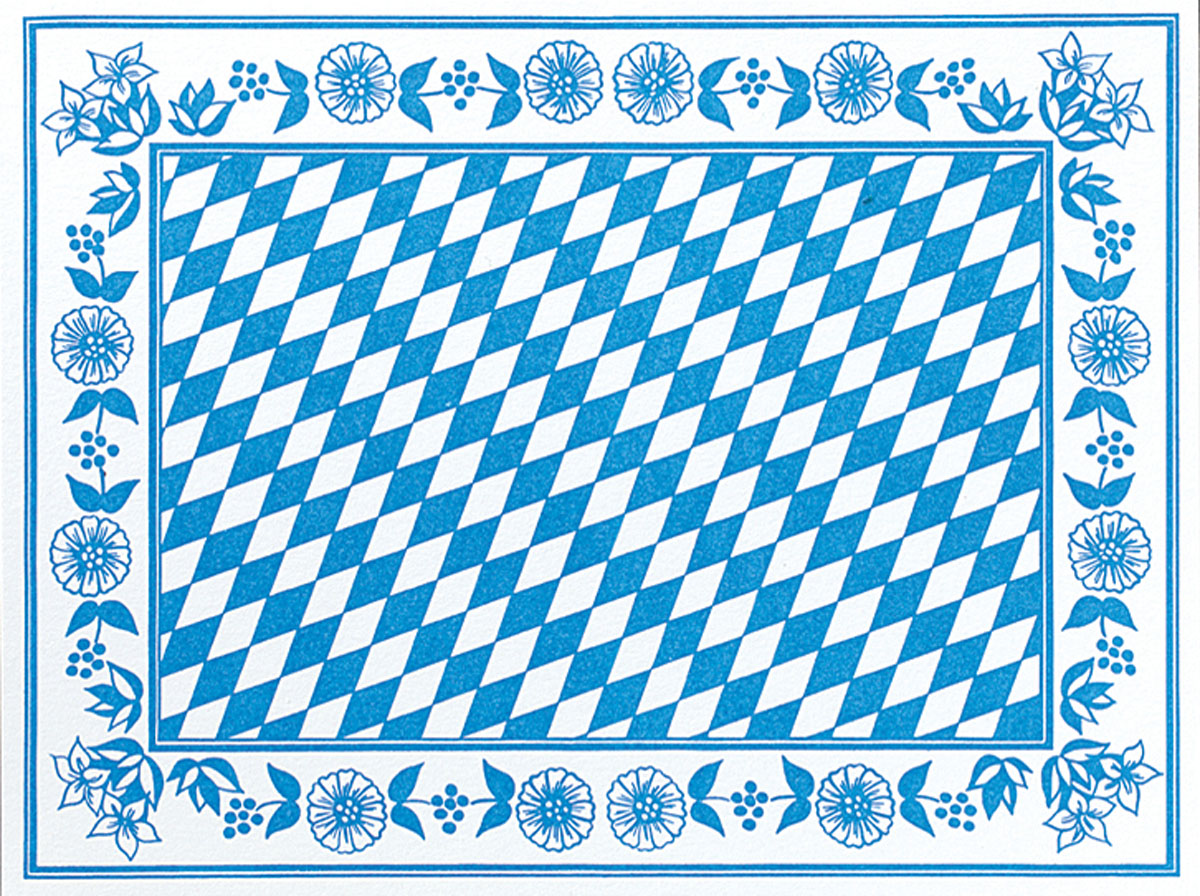 Duni Dunicel-Tischsets 30 x 40 cm Bayer. Raute