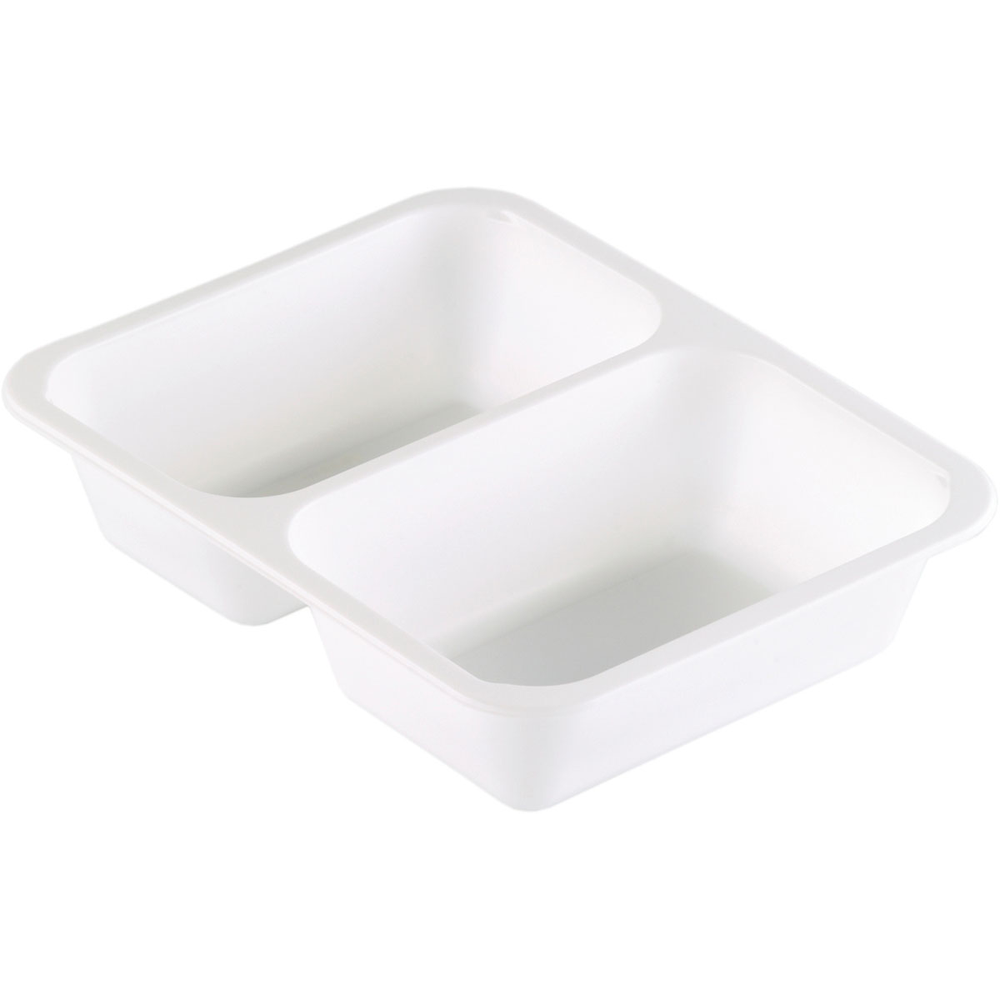 Duni PP-Schale Caterline 2-geteilt 227 x 178 x 50 mm