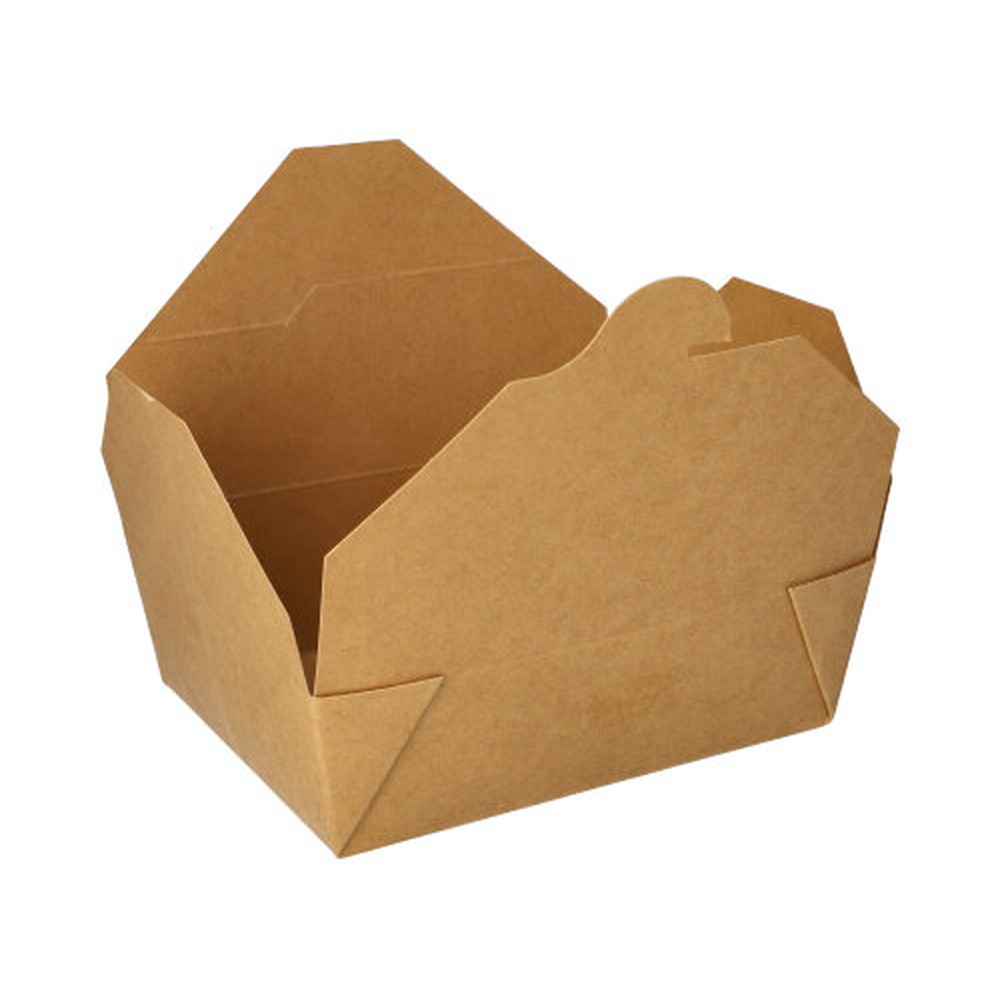 Papstar Lunchboxen, Pappe "pure" 1000 ml 5 cm x 12 cm x 15 cm braun