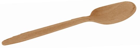 Pacovis Löffel Holz 165mm, naturesse, 25 x 100 Stk.