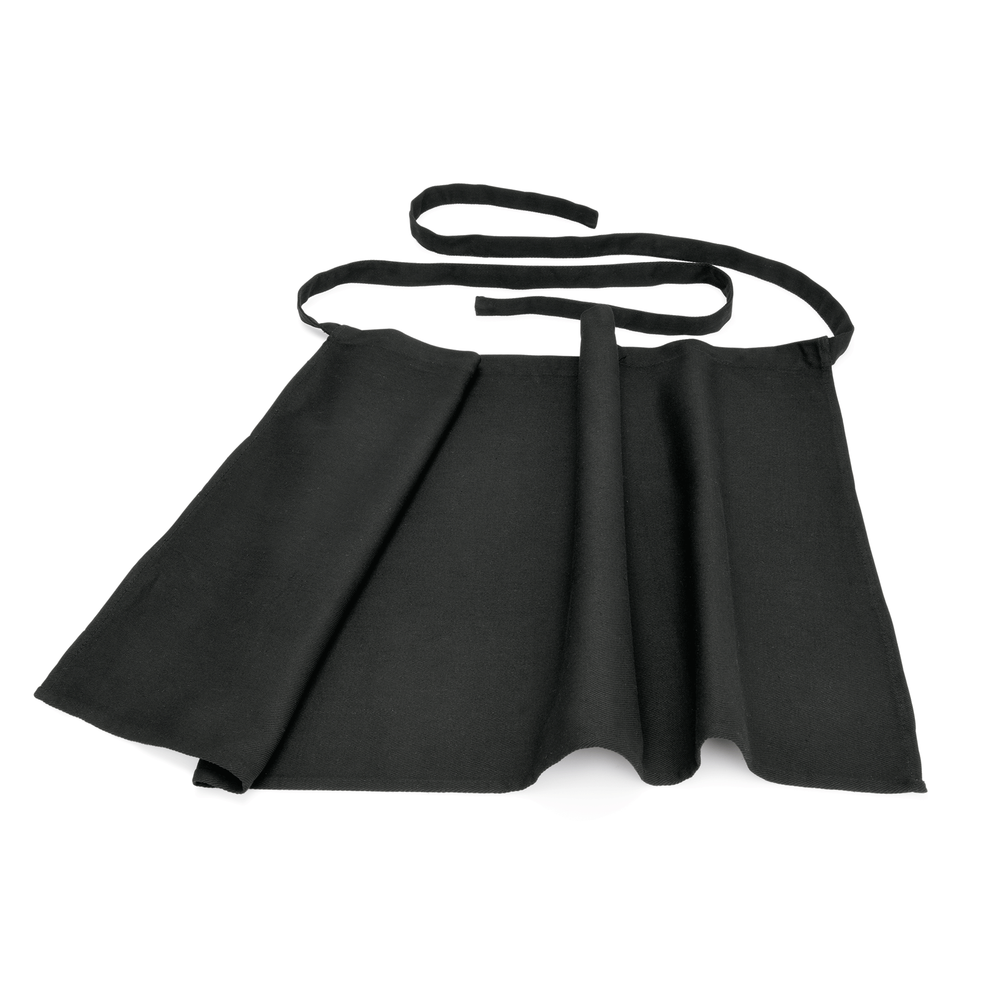 WAS Schürze, 95 x 50 cm, schwarz, Baumwolle