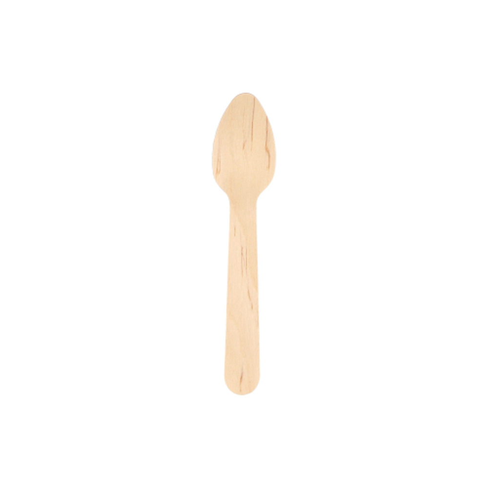 Papstar Kaffeelöffel Holz "pure" 11 cm