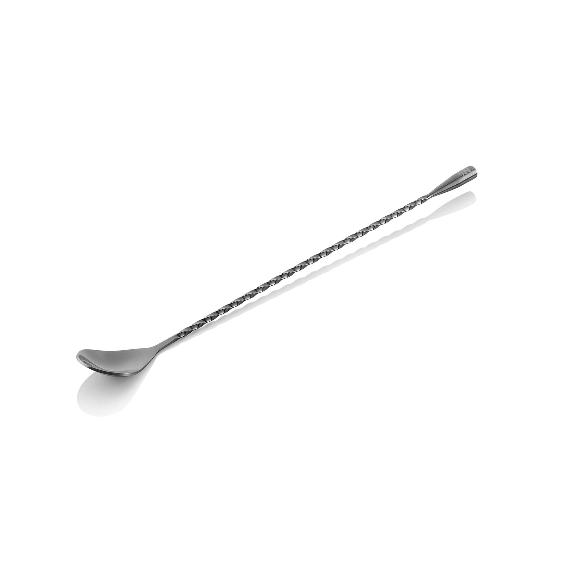 WAS Barlöffel Twisted Classic NOCTURN, 30 cm, gun metal, Chromnickelstahl 18/8