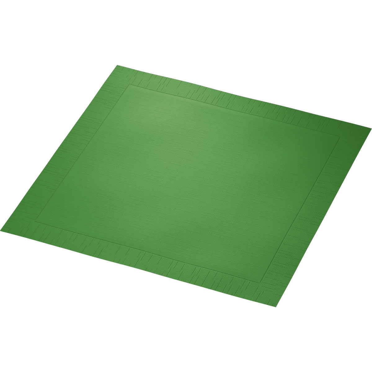 Duni Klassikservietten 40 x 40 cm 4-lagig, geprägt 1/4 Falz leaf green