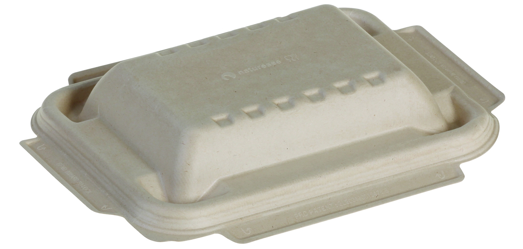 Pacovis Domdeckel Zuckerrohr nature, 227x178x40mm zu S