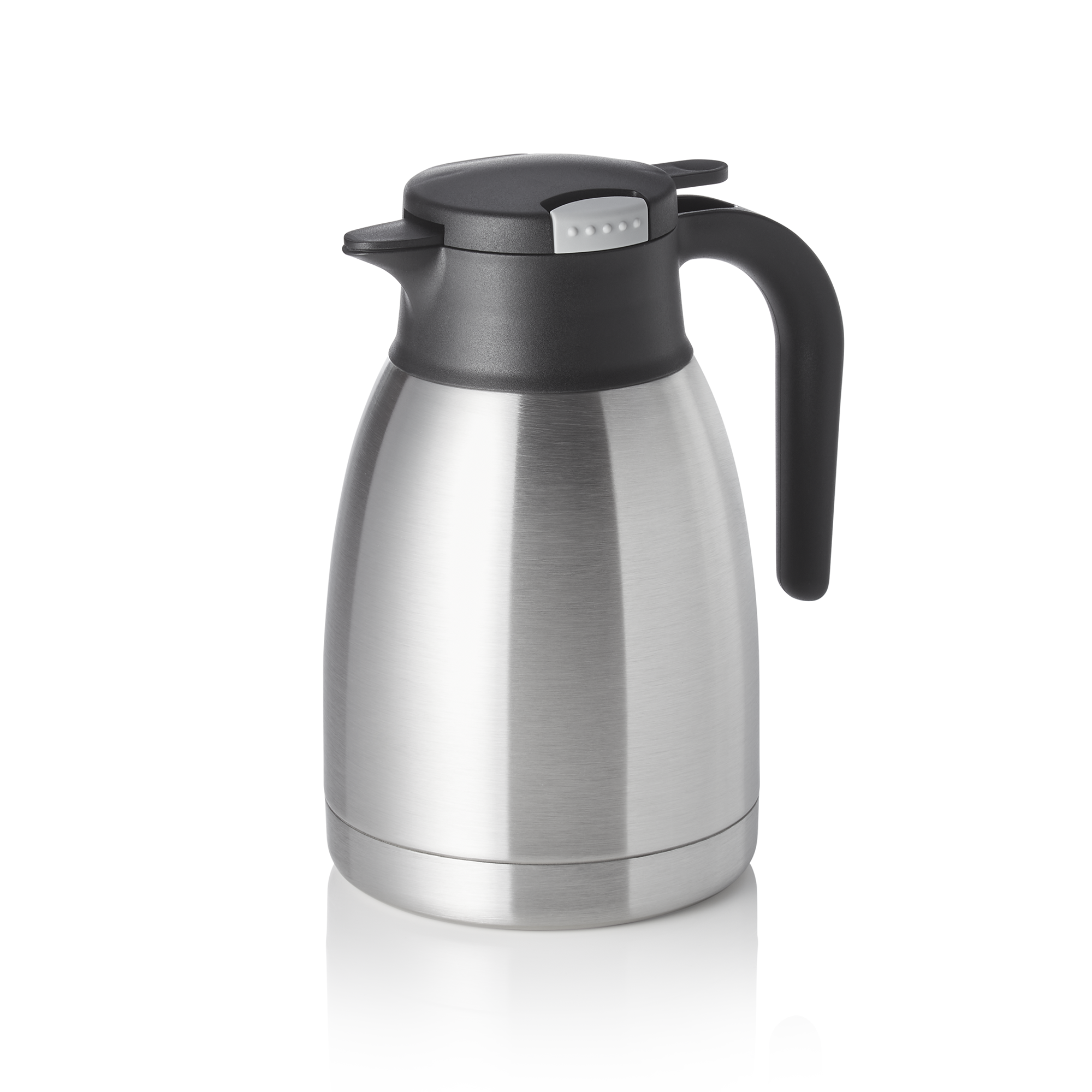 WAS Isolierkanne Skipper, 1,5 ltr., Ø 14 cm, Höhe 23 cm, doppelwandig, Chromnick