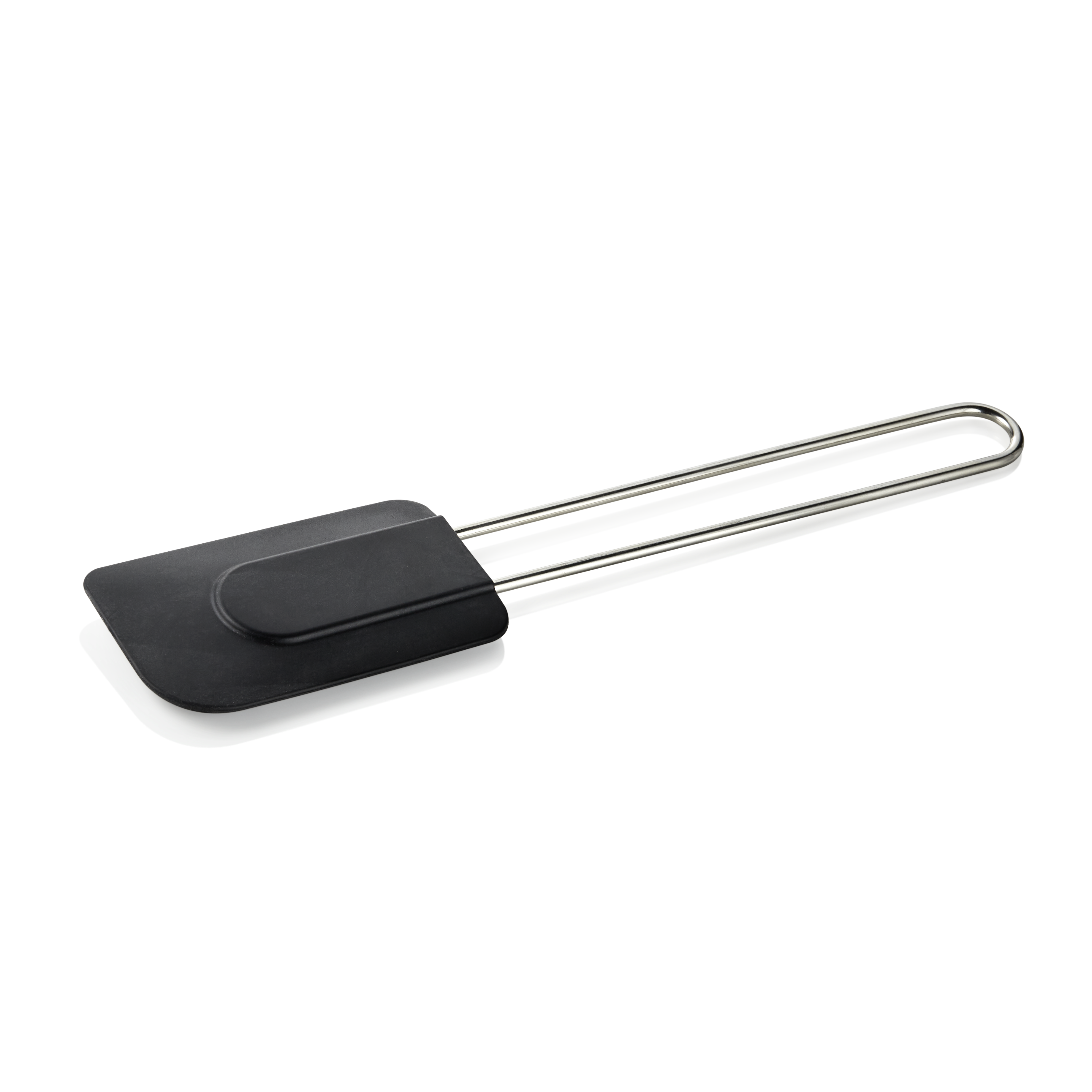 WAS Teigspatel mit Drahtgriff, 29 cm, schwarz, Silikon