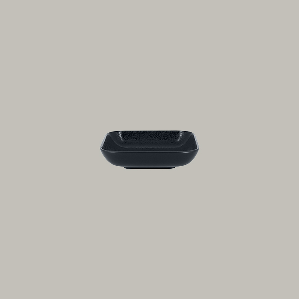 RAK Schale quadratisch Serie: Karbon L 15 cm / W 15 cm / Ht. 3.5 cm / Cont. 37 