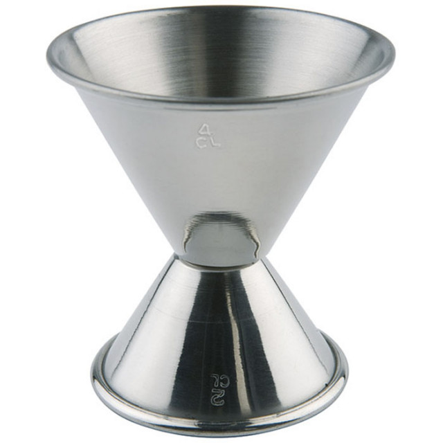 APS Cocktail-Doppelmaß Ø 6 / 5 cm, H: 6 cm , Edelstahl, hochglanzpoliert