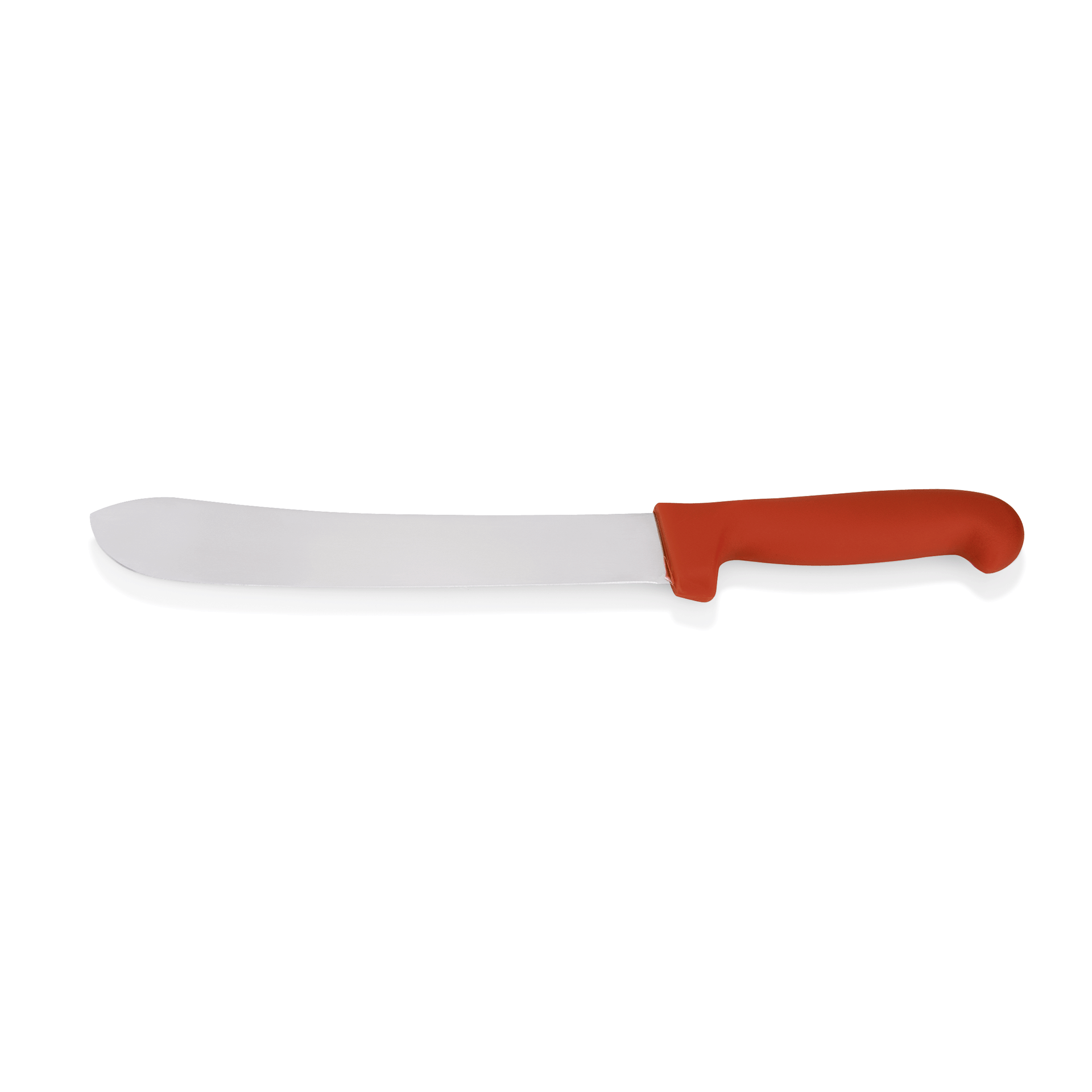 WAS Schlachtermesser HACCP KNIFE, 38,5 cm, rot, Edelstahl, Kunststoff