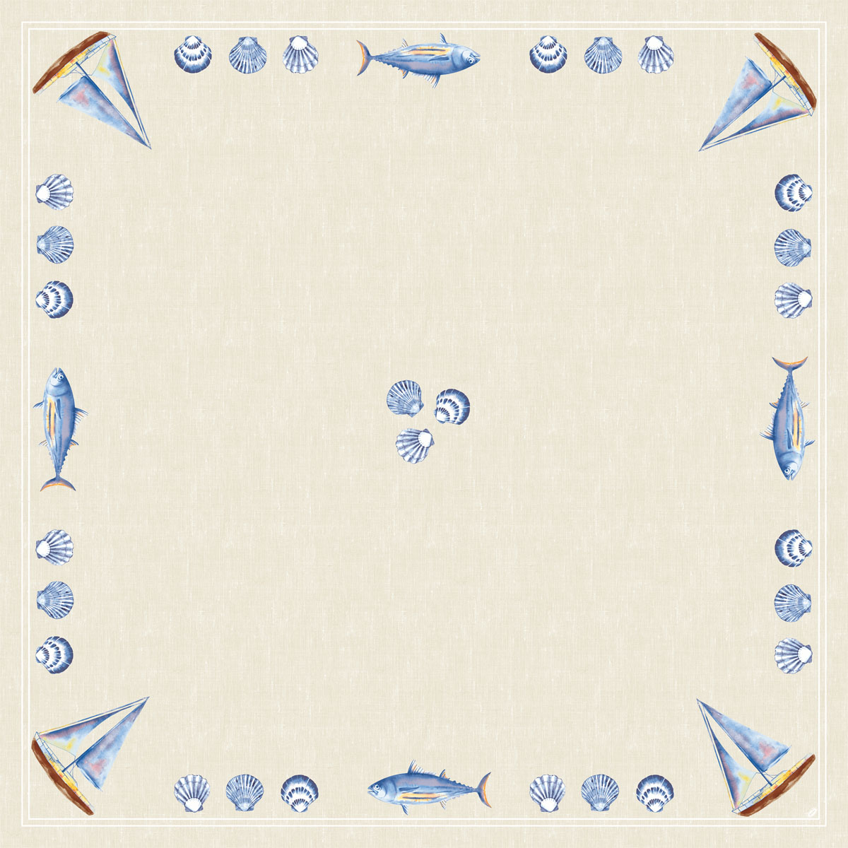 Duni Dunicel-Mitteldecken 84 x 84 cm Tide