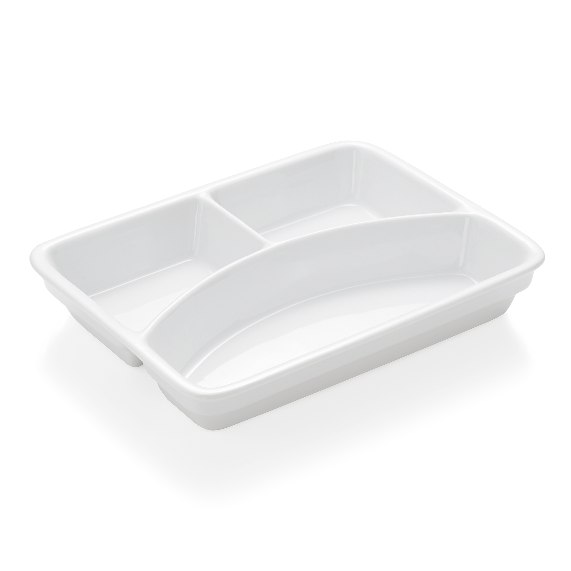 WAS Abteilschale Set HAMBURG SYSTEM, 23,5 x 17,5 x 3,7 cm, 2-fach Unterteilung, 