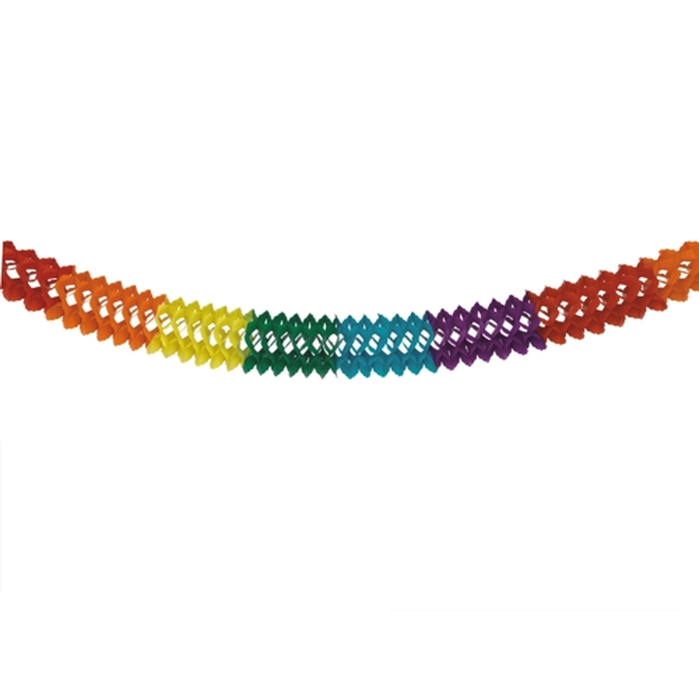 Papstar Girlande, Papier Ø 16 cm · 6 m "Rainbow"