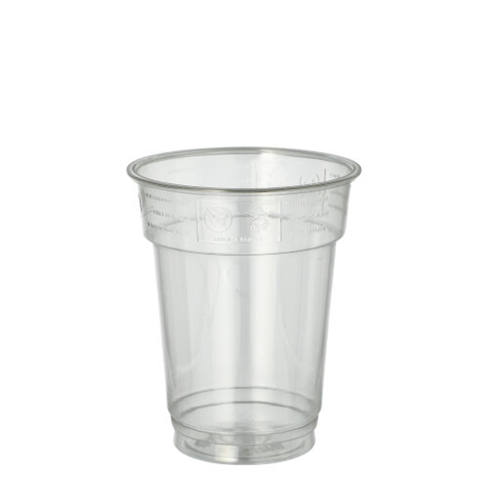 Papstar Trinkbecher "Hurricane", PET 0,2 l Ø 7,8 cm · 9,7 cm glasklar