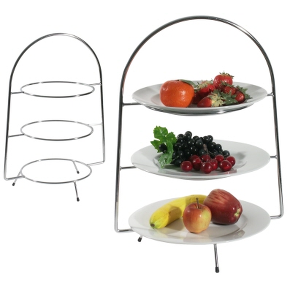 Contacto Telleretagere, 3-stufig für Teller bis 18 cm