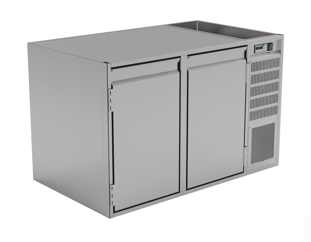 Nordcap Unterbaukühltisch KTE 2-65-2T MFR