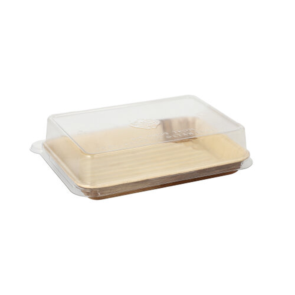 PAPSTAR Sushi-Schalen Palmblatt eckig 150 ml 4,4 cm x 17,5 cm x 12,2 cm natur