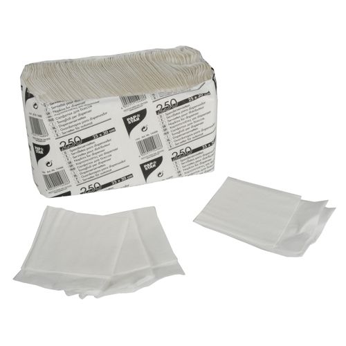 PAPSTAR Spenderservietten, weiss 1-lagig 25 x 30 cm
