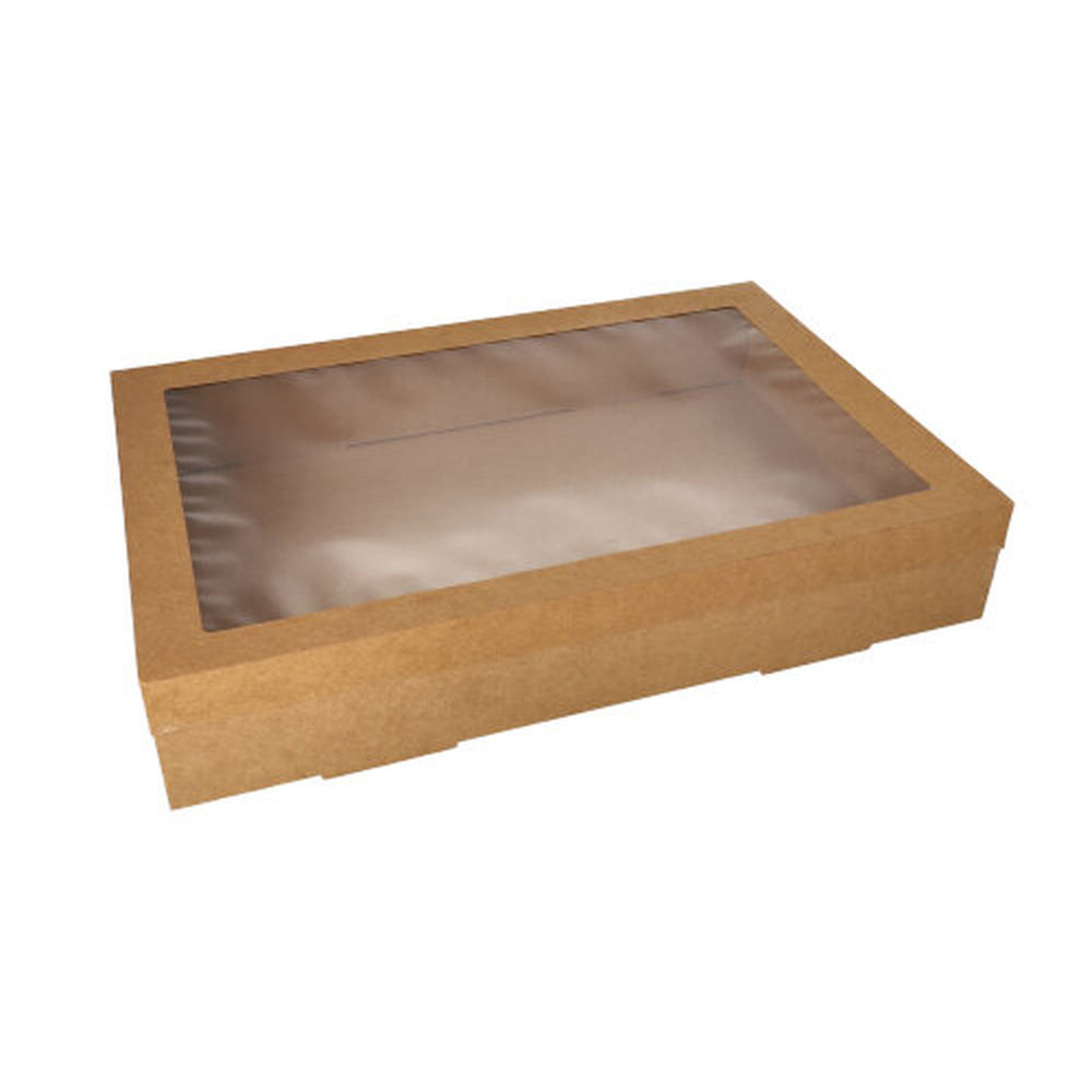 Papstar Transport- und Catering-Kartons, Pappe eckig 8 cm x 31 cm x 45 cm braun