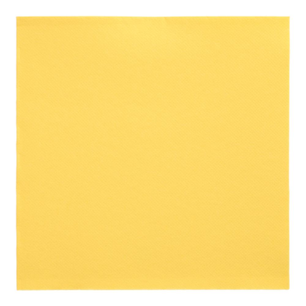 Papstar Servietten "ROYAL Collection" 1/4-Falz 40 cm x 40 cm gelb