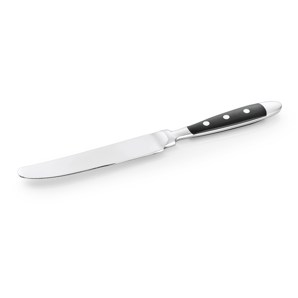 WAS Menümesser BISTRO, 21,5 cm, mit Kunststoffgriff, Set á 12 Stück, Chromstahl 