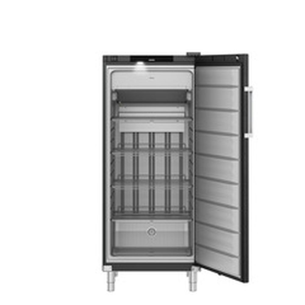 Liebherr Standgefrierschrank mit NoFrost, BlackSteel FFFBvg 5501-20