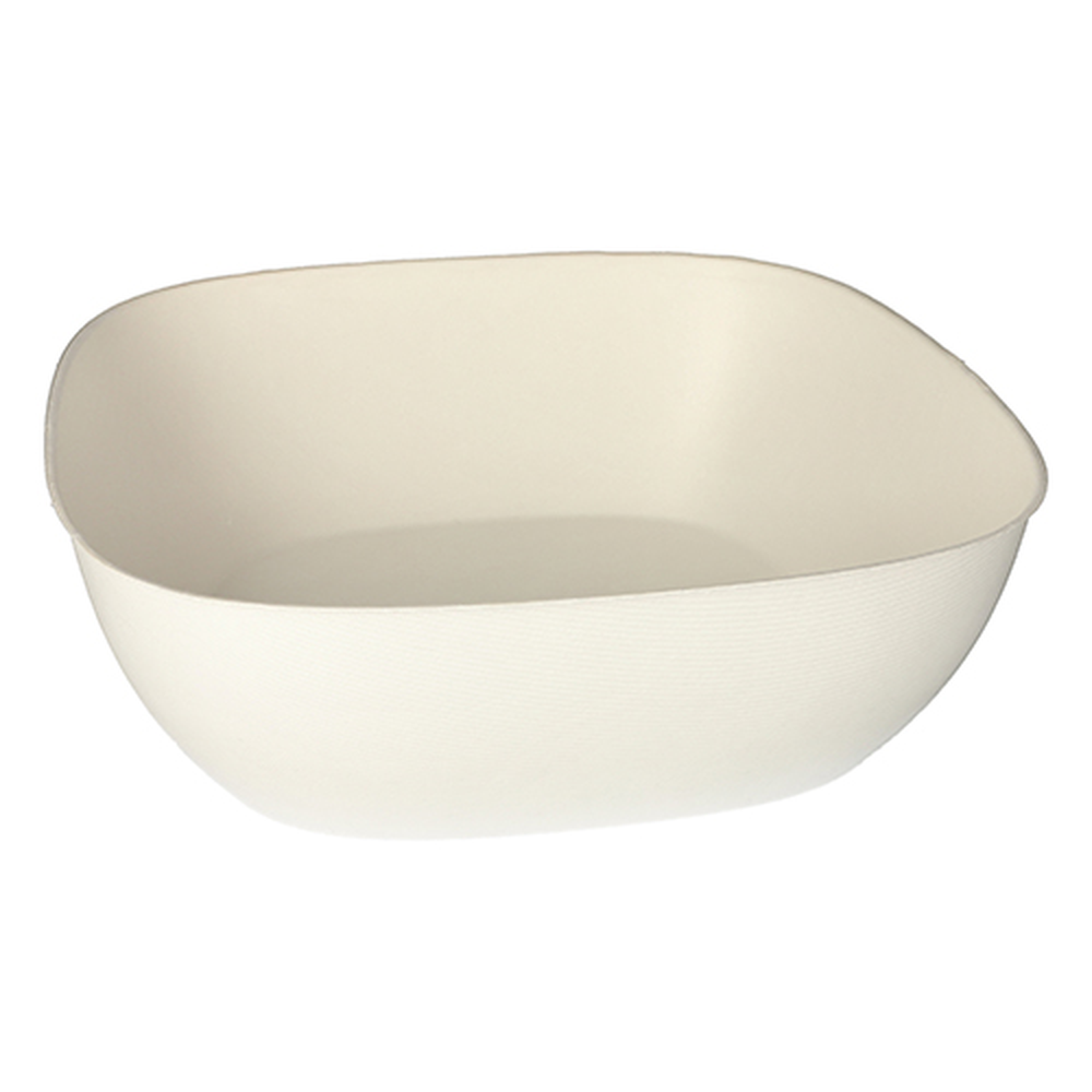 PAPSTAR Schüsseln, Zuckerrohr pure 10 cm x 30,5 cm x 30,5 cm weiss Belle 