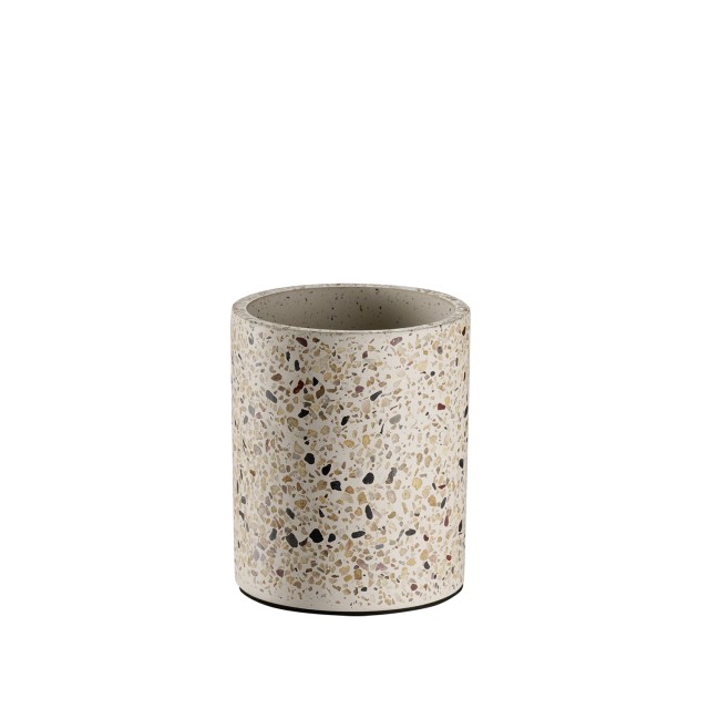APS Besteckbehälter -TERRAZZO-     Ø 11 cm, H: 13,5 cm