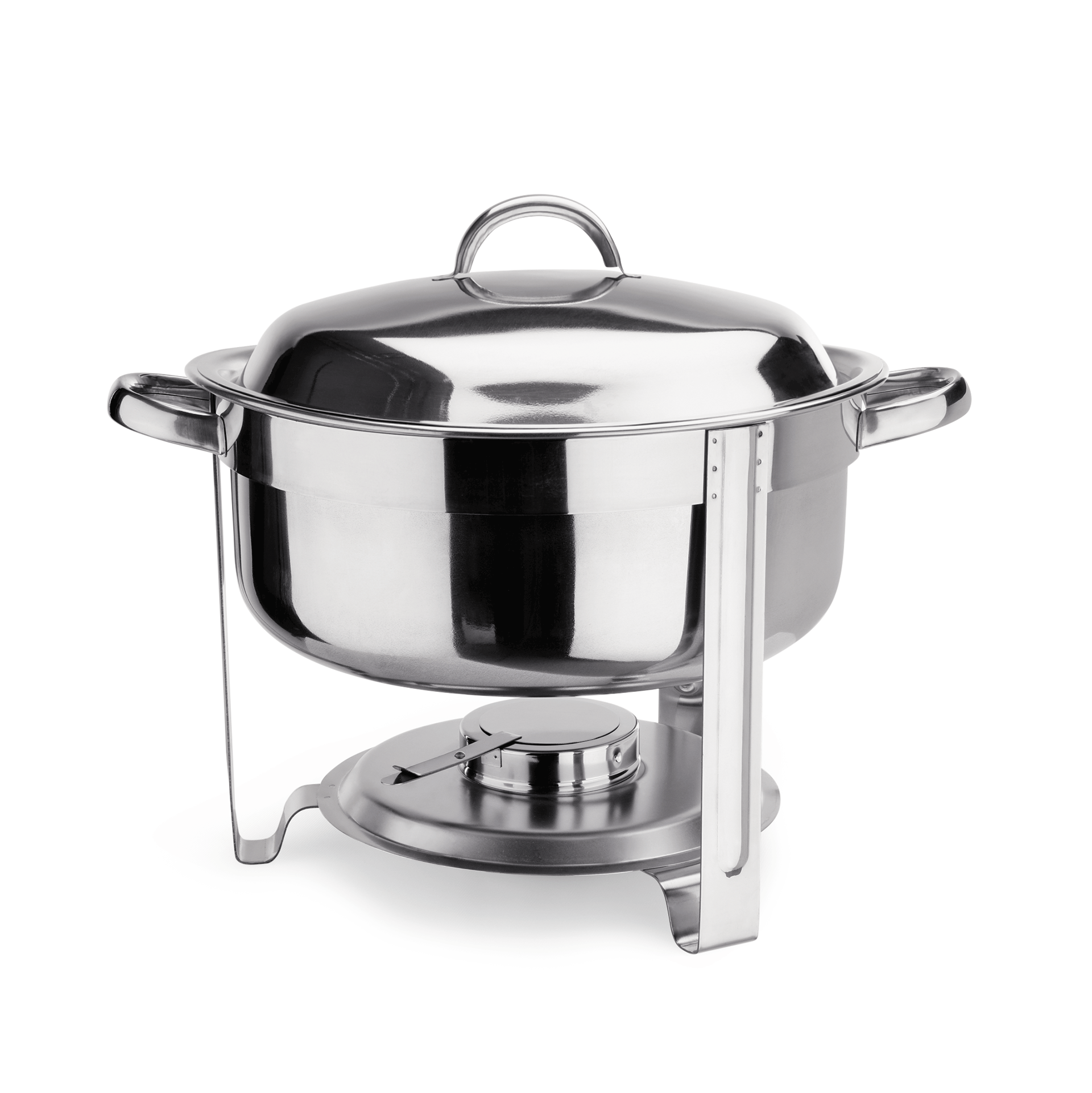 WAS Suppen Chafing Dish, 7,5 ltr., Ø 33 cm, Höhe 33 cm, Chromnickelstahl