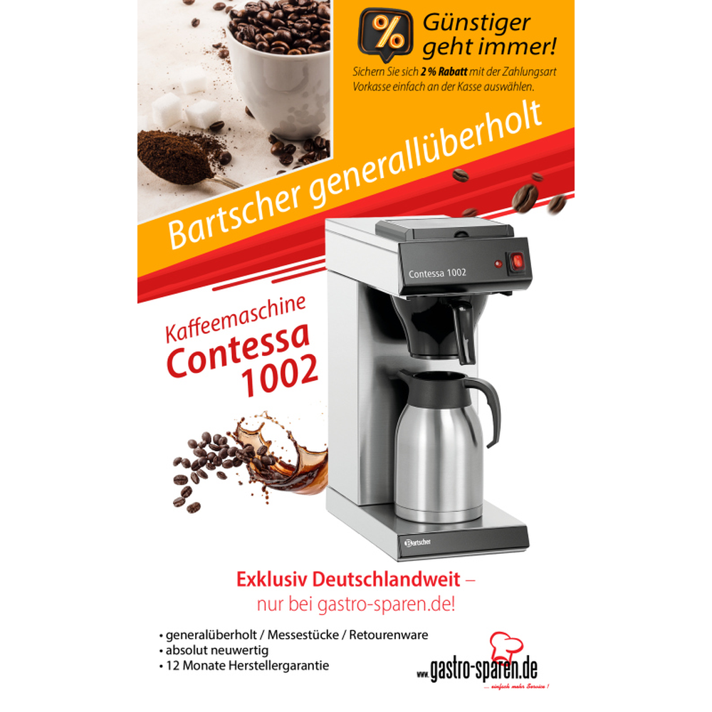 Bartscher generalüberholt Kaffeemaschine Contessa 1002