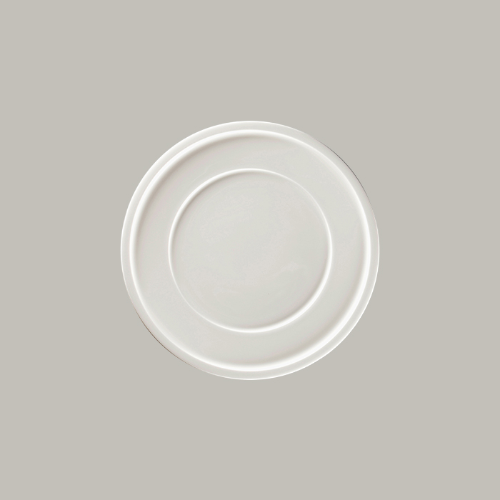 RAK Teller flach mit Rand - white  Serie: Ease Ø 27.6 cm / Ht. 2.4 cm
