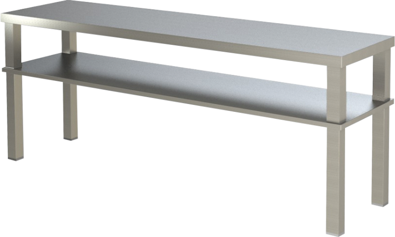 KBS Aufsatzbord 2 Etagen Breite 120cm