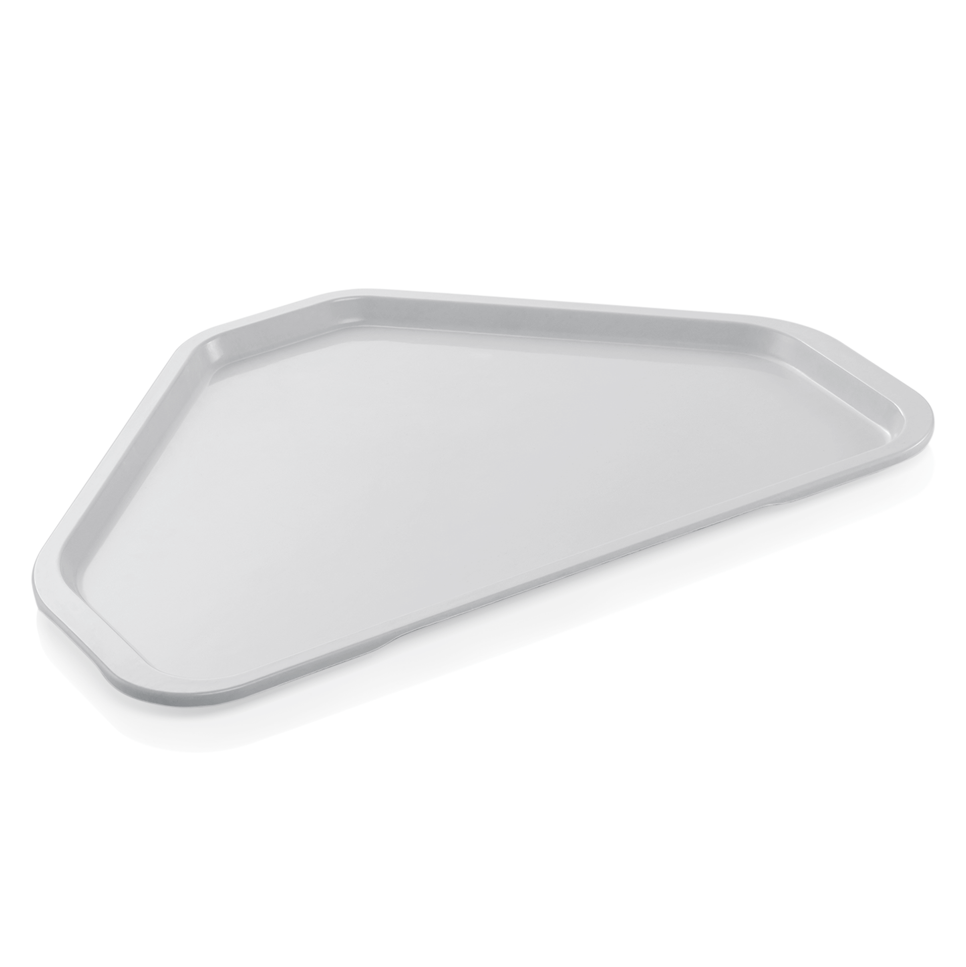 WAS Trapeztablett TRAY 96, 48 x 34 cm, lichtgrau, Polyesterfaserstoff
